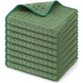 Axyaa Microfiber Waffle Kitchen Towels - Ultra Absorbent Cleaning Rags