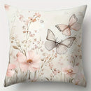 Axyaa Flower Bicycle Sofa Pillow Case Set, 45x45cm, Single-Sided Print