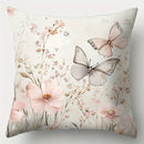 Axyaa Flower Bicycle 4pcs Sofa Pillow Case Set, 45x45cm, Single-Sided Print