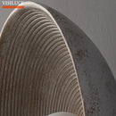 Wabi-sabi Circular Walnut Wall Lamp LED G9 Bedroom Kitchen Light Axyaa Brand
