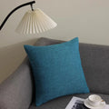 Axyaa Solid Cotton Line Pillow Case Soft Breathable Nordic Decor Pillow Cover