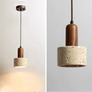 Axyaa Wabi Sabi Yellow Stone LED Pendant for Dining Table, Bedroom, Kitchen Island