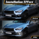 Axyaa LED Fog Lamps for Infiniti Q Series 2014-2020 - Front Bumper Headlights