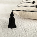 Axyaa Geometric Tassels Woven Rug Cushion Cover for Home Sofa Bed