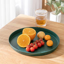 Axyaa Nordic Plastic Round Tray for Kitchen and Dining, Anti-Scald Bread Cake Plate