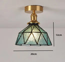 Axyaa Modern Glass Shade Ceiling Lights with E27 Holder