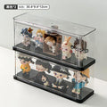 Axyaa Acrylic Doll Display Rack Stacktable | Transparent Toy Storage Box