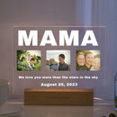 3D Acrylic Photo Lamp: Personalized LED Night Light by Axyaa for MOM DAD Family & Friends