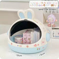 Axyaa Desktop Rabbit Storage Box Organizer for Girls' Accessories & Stationery
