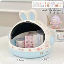 Axyaa Desktop Rabbit Storage Box Organizer for Girls' Accessories & Stationery