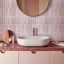 Axyaa 3D PVC Tile Wall Stickers - Waterproof Peel and Stick Panels