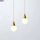 Axyaa Copper Glass LED Pendant Lamp for Modern Nordic Decor