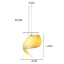 Axyaa Conch Shell Chandeliers: Creative Pendant Lights for Room Decor & LED Fixture.