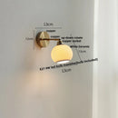 Axyaa Nordic Ceramic LED Wall Light with Pull Chain Switch