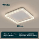 Axyaa Nordic LED Square Ceiling Light for Bedroom Study Restaurant Kitchen Home Lighting