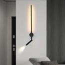 Axyaa Modern LED Wall Lamp for Bedroom Stairs Hallways Living Room Black Lights
