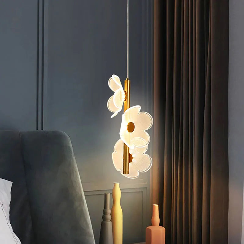 Axya Flower Design Nordic LED Pendant Chandelier for Children's Room