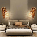 Axyaa Modern Angel Wall Light LED Gold Resin Sconce Lamp