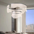 Axyaa Modern Acrylic Pendant Light Chandeliers LED - Indoor Staircase Hanging Lamp