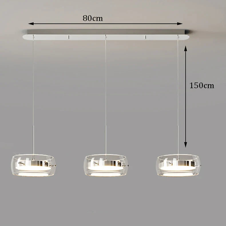 Axyaa Ring LED Pendant Light Chandelier for Modern Living and Dining Room