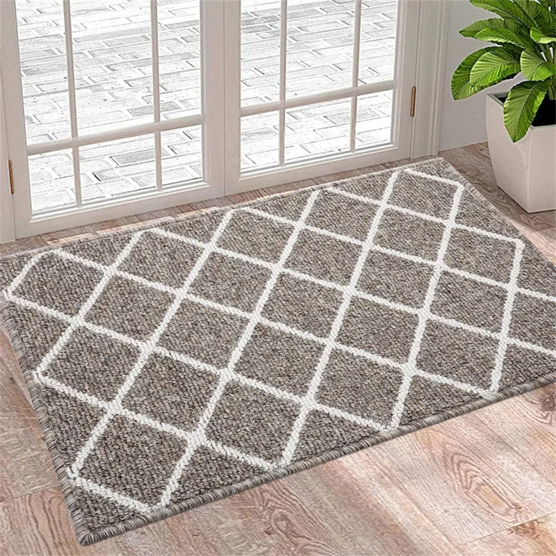 Axyaa Soft Kitchen Rug Non-Slip Entrance Doormat Absorbent Outdoor Mat