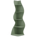 Axyaa Modern 5-Tier Corner Bookshelf Plant Stand & Small Storage Rack