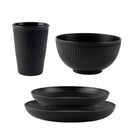 Axyaa Wheat Straw Ramen Bowl Set - 4-Piece Dinner Tableware