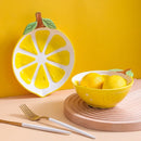 Axyaa Fruit Series Hand-painted Ceramic Tableware: Strawberry Lemon Pineapple Dish Bowl