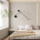 Axyaa Nordic Swing Arm Wall Lamp - Adjustable LED Light for Study and Living Room