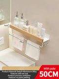 Axyaa Wall Mount Storage Rack for Living Room, Bathroom, and Kitchen
