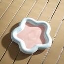Ceramic Heart Dessert Plate Set by Axyaa - Cute Breakfast Tableware Home Inventory