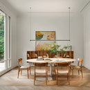 Axyaa Glass Pendant Lamp Line - Elegant Minimalist Design for Dining Room & Restaurant