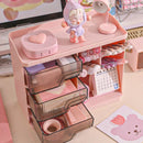 Axyaa Desktop Organizer Drawer Pen Holder Multi-functional Storage Rack
