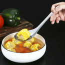Axyaa Stainless Steel Soup Spoon with Long Handle - Large Capacity Spoons