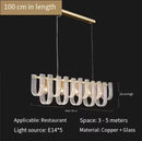 Axyaa Modern Chandelier Ring Lights for Foyer Living Dining Room