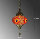Axyaa Handmade Mosaic Glass Pendant Light for Bedroom, Bar, Kitchen Island