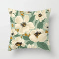 Axyaa Floral Print Office Sofa Cushion Cover - Simple & Stylish Pillow Cover