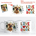 Personalized Cat Mom Mug with Custom Dog Portrait - Axyaa Brand