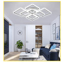 Axyaa Geometric Acrylic Ceiling Light: Modern Nordic Style for Living Room & Bedroom