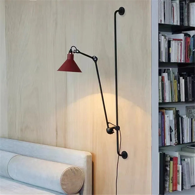 Axyaa Adjustable Metal Wall Lamp for Living Room Study Bedroom