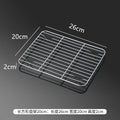 Axyaa Stainless Steel Buffet Tray with Drain Rack and Grease Trap