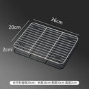 Axyaa Stainless Steel Buffet Tray with Drain Rack and Grease Trap