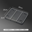 Axyaa Stainless Steel Buffet Tray Set with Drain Rack & Grease Trap