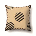 Axyaa Retro Geometric Pattern Cushion Cover for Sofa and Couch Décor