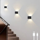 Axyaa Motion Sensor LED Wall Lamp with 3600mAh Battery - 6W High Brightness