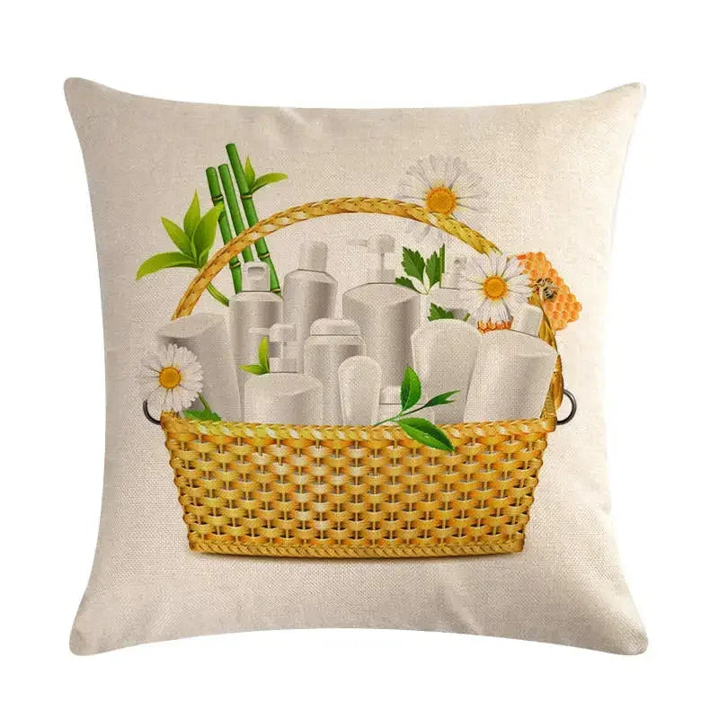 Spring Chrysanthemum Cushion Cover 45x45cm by Axyaa