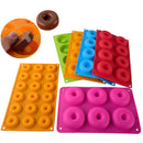 Axyaa Silicone Donut Mold Baking Pan Tray - DIY Cake Tools for Dessert Making