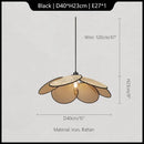Axyaa Rattan Pendant Light for Home Decor