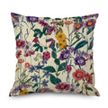 Axyaa Night Rose Linen Pillowcase - Decorative Floral Pillow Covers for Home Decor