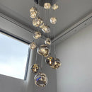 Axyaa Modern Lava Chandelier for Home Decor and Ambiance